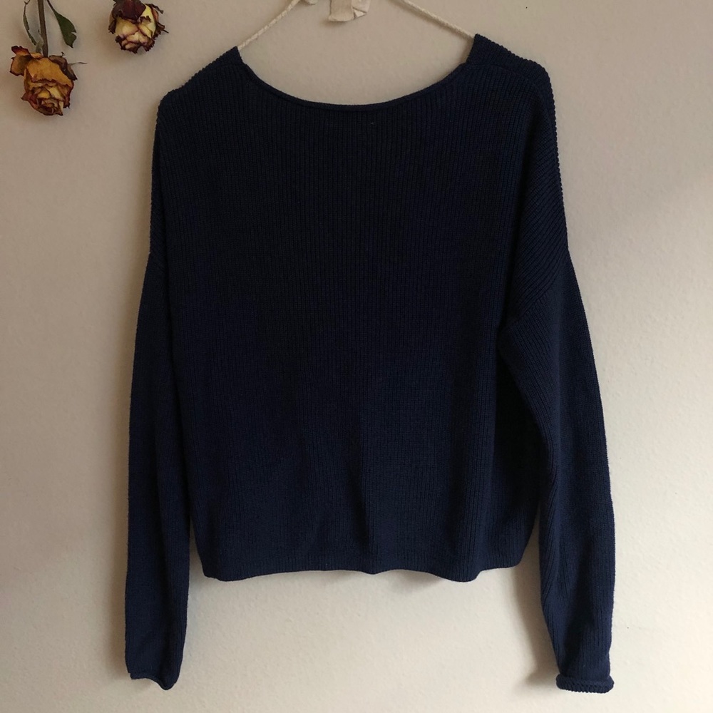 Lovers + Friends Spring Sweater in Navy - Picture 5 of 8